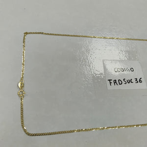 CADENAS BARBADA AMARILLA ORO 14K 2 (NUEVO)