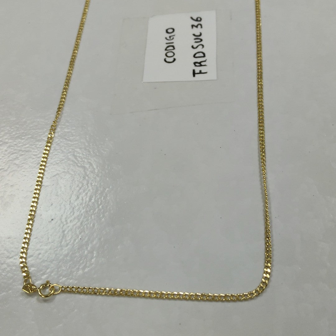 CADENAS BARBADA AMARILLA ORO 14K 1.9 (NUEVO)