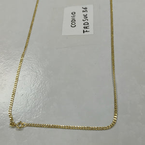 CADENAS BARBADA AMARILLA ORO 14K 1.9 (NUEVO)