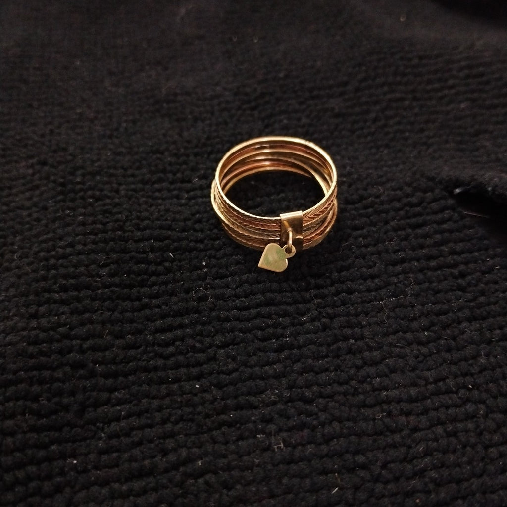 ANILLITO ORO COMBINADO 10 K 3.2 GRMS (SEMINUEVO)
