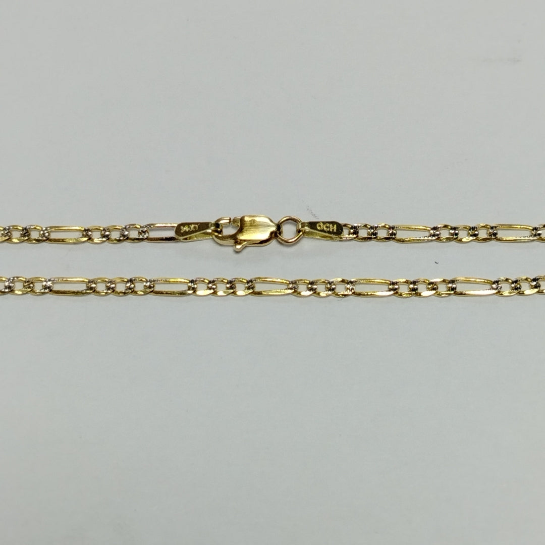 CADENA ORO,RODIADO 14 K 4,70 GRMS (SEMINUEVO)