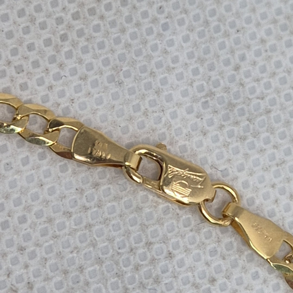PULSERAS DAMA BARBADA AMARILLA ORO 14K 2.4 (NUEVO)