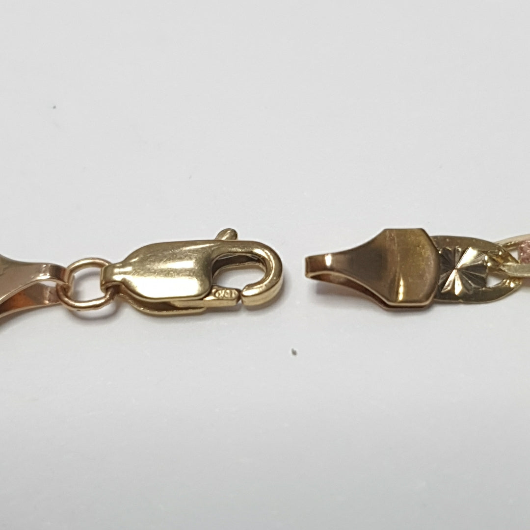 CADENA ORO, ORO COMBINADO 10 K 8.4 GRMS (SEMINUEVO)
