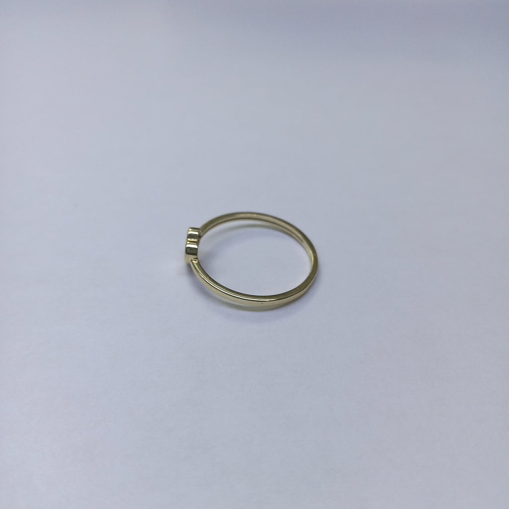 ANILLOS ANILLITO FIG CORAZON 10K TALLA 8 1.2 GR (NUEVO)