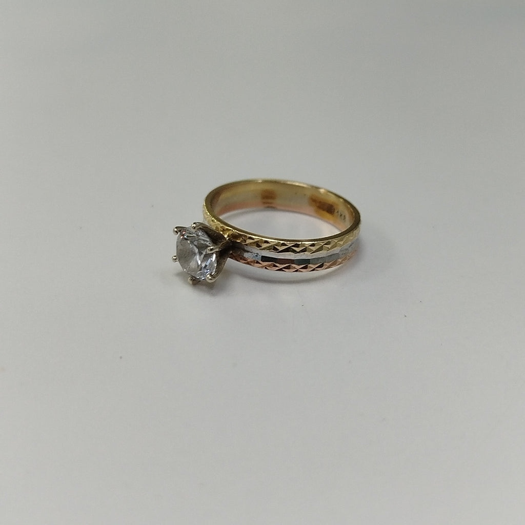 ANILLO ORO 10 K 3,60 GRMS (SEMINUEVO)