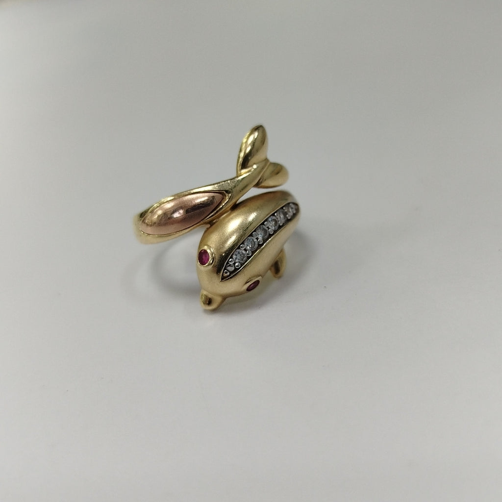 ANILLO ORO 14 K 4,40 GRMS (SEMINUEVO)