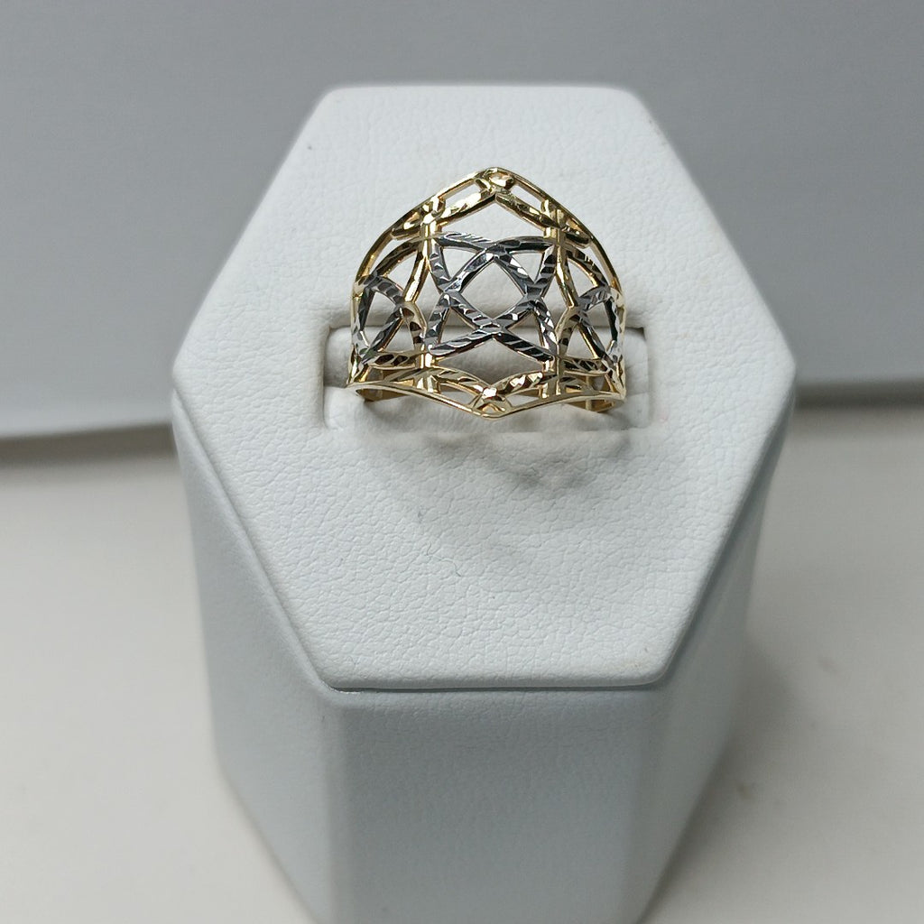 ANILLOS CON ESTRELLA CELTA 14K TALLA 7.5 2.2 GR (NUEVO)