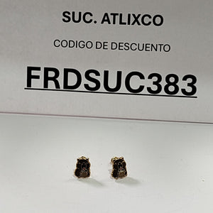 BROQUELES BROQUEL FIG CAPIBARA 14K 0.2657 GR (NUEVO)