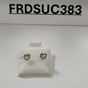 BROQUELES BROQUEL FIG CORAZON 14K 0.23 GR (NUEVO)