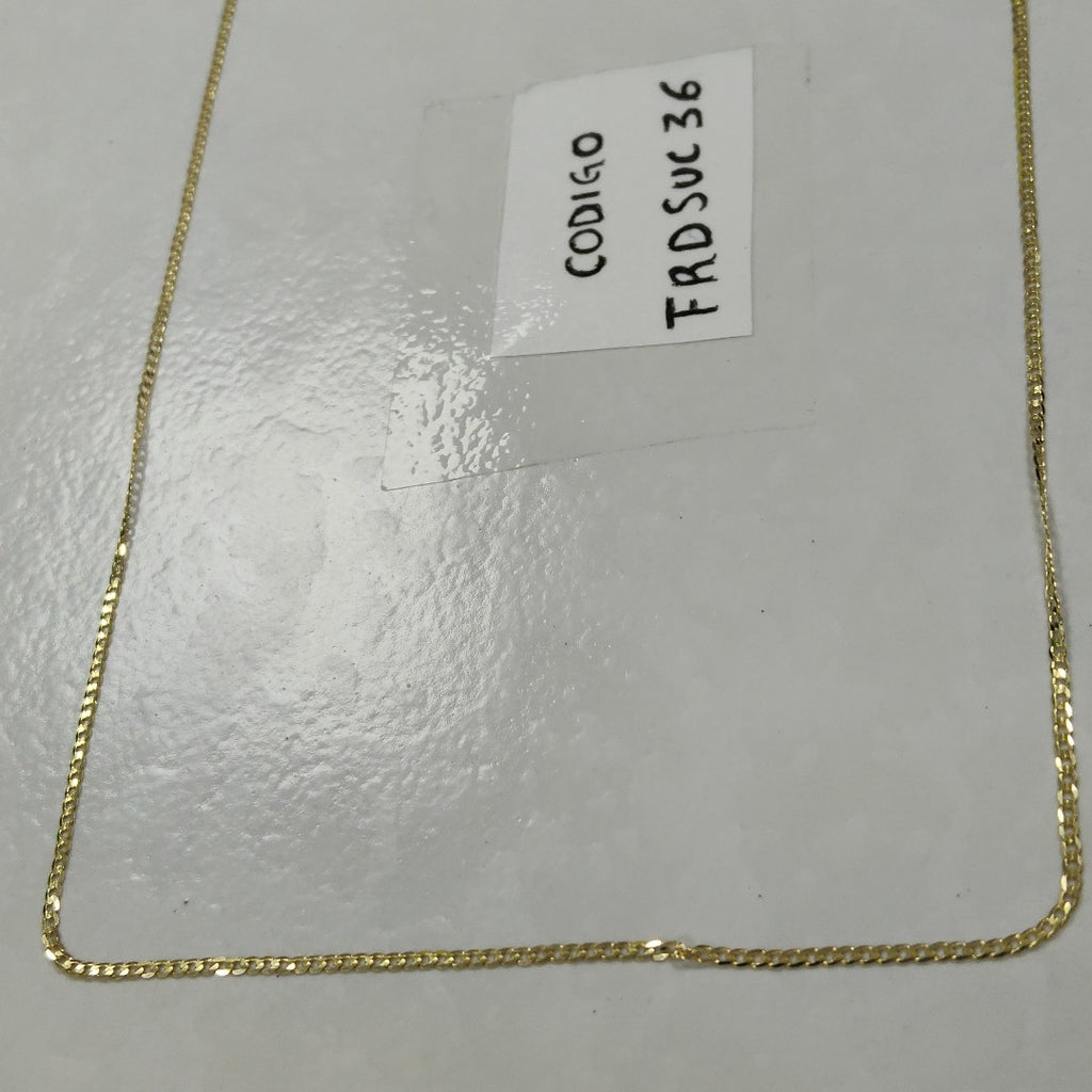 CADENAS BARBADA AMARILLA ORO 14K 2.2 (NUEVO)