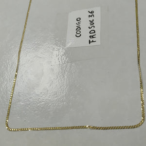 CADENAS BARBADA AMARILLA ORO 14K 2.2 (NUEVO)