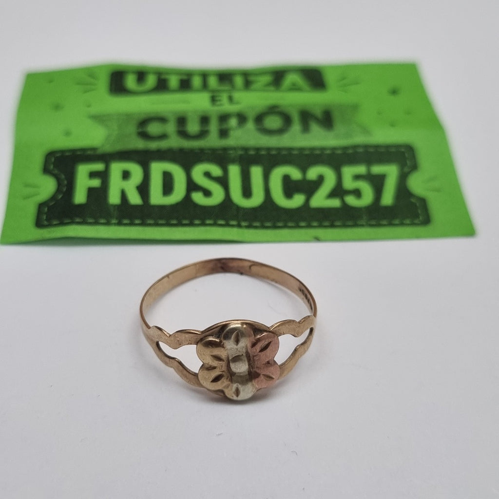 ANILLITO ORO,ORO COMBINADO 10 K 1,10 GRMS (SEMINUEVO)