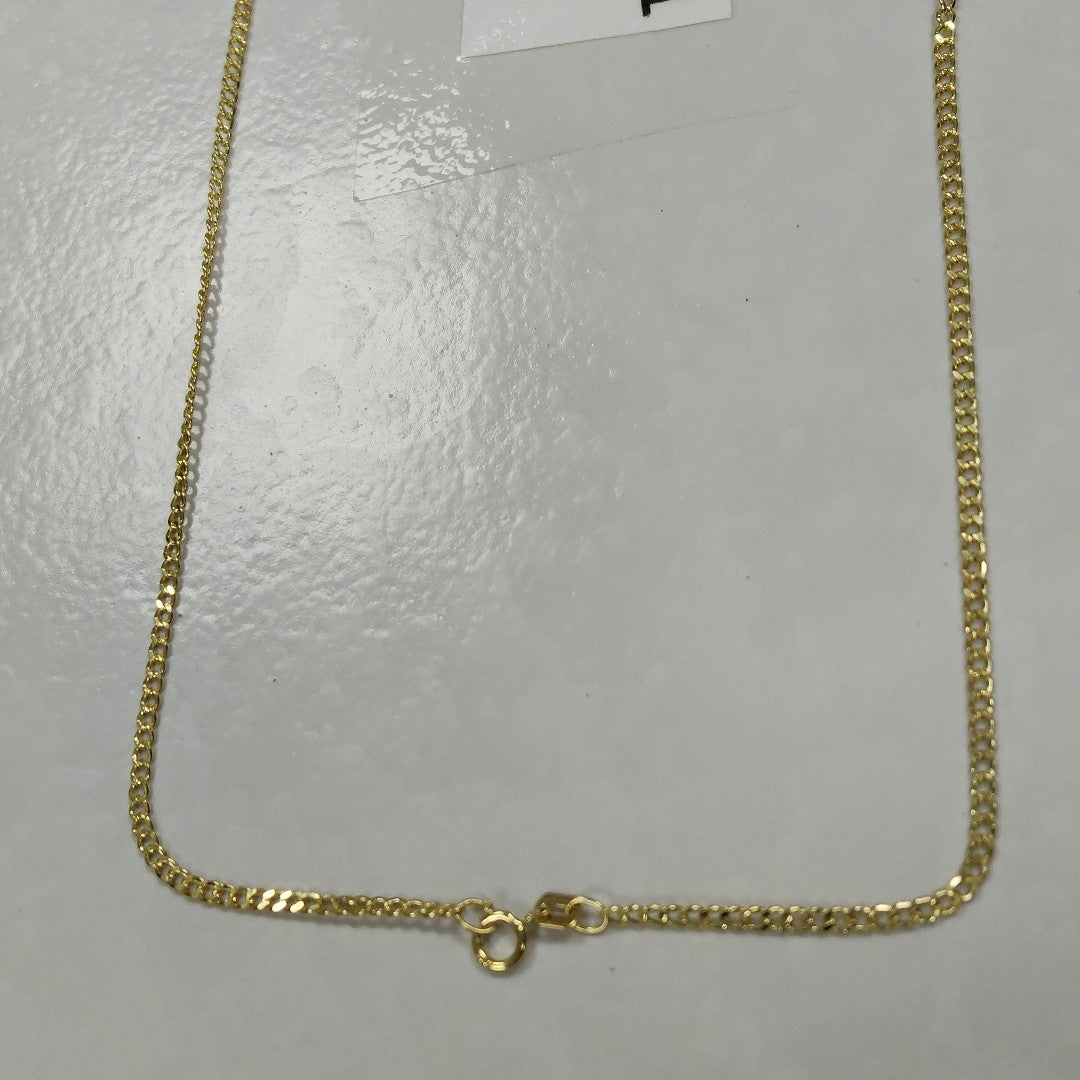CADENAS BARBADA AMARILLA ORO 14K 2.1 (NUEVO)