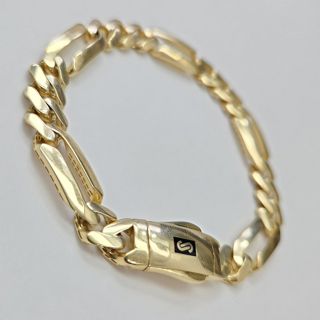 PULSERA MONACO ORO 14K 9.4 (NUEVO)