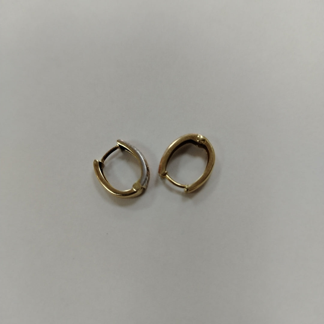 ARRACADAS PAR ORO 14 K 1.2 GRMS (SEMINUEVO)