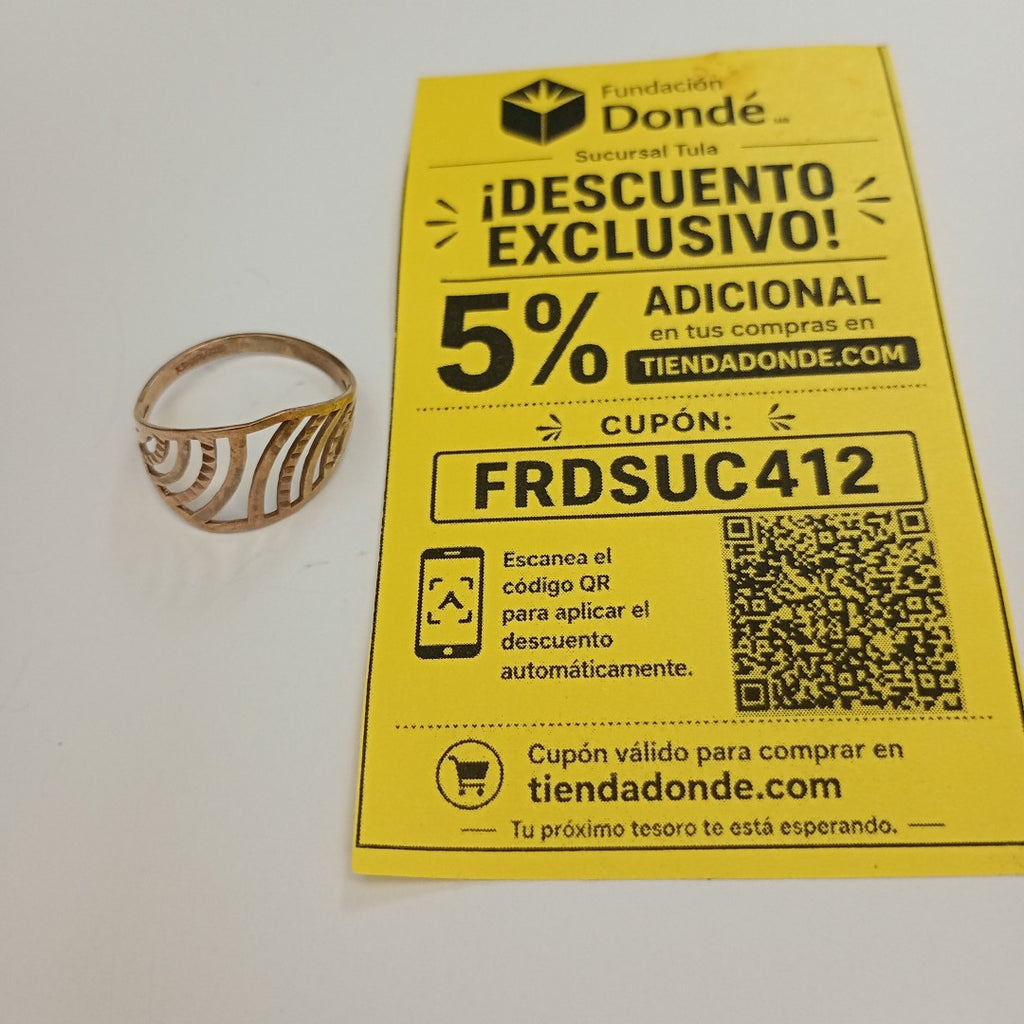 ANILLITO ORO 10 K 1.7 GRMS (SEMINUEVO)