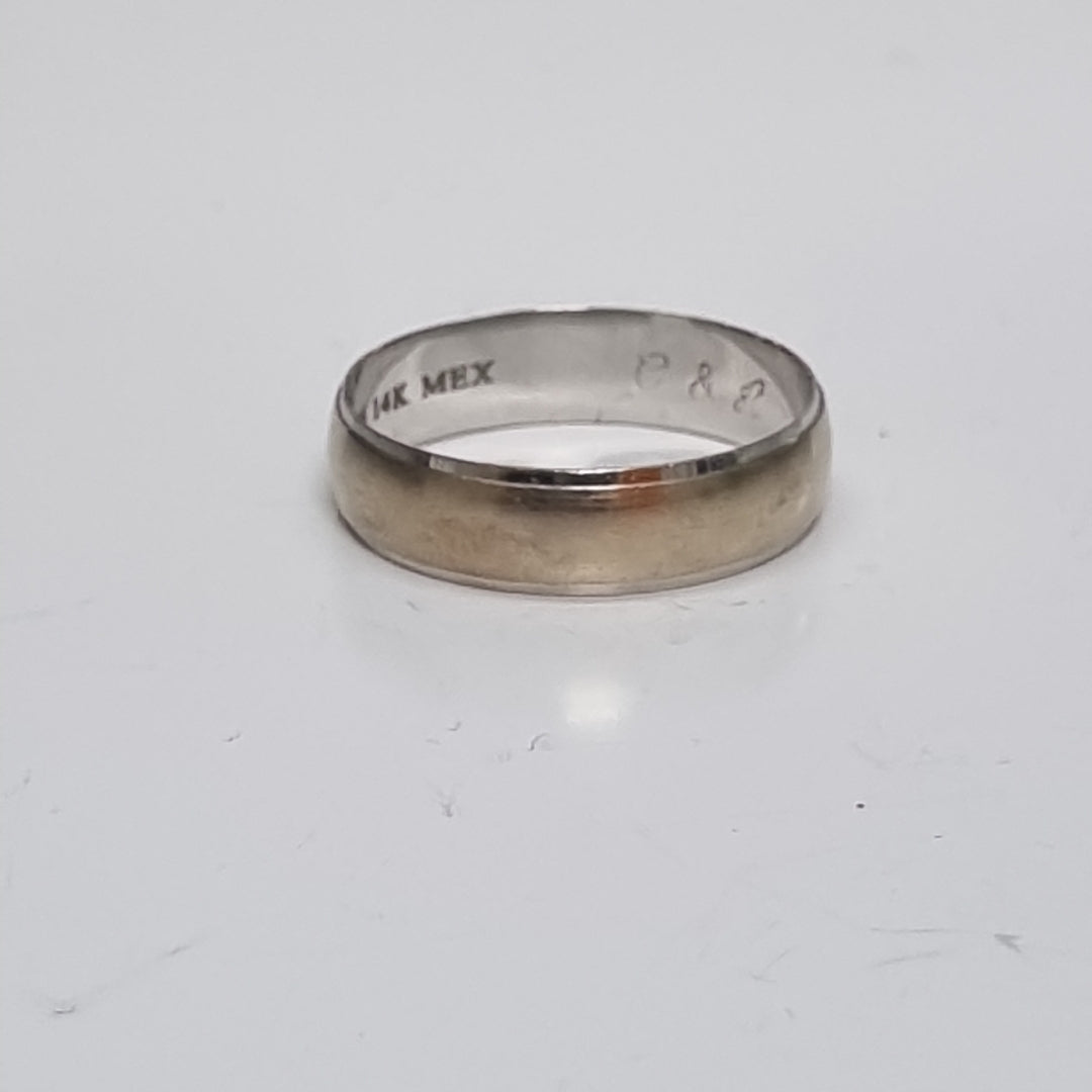 ARGOLLA ORO BLANCO 14 K 3.8 GRMS (SEMINUEVO)