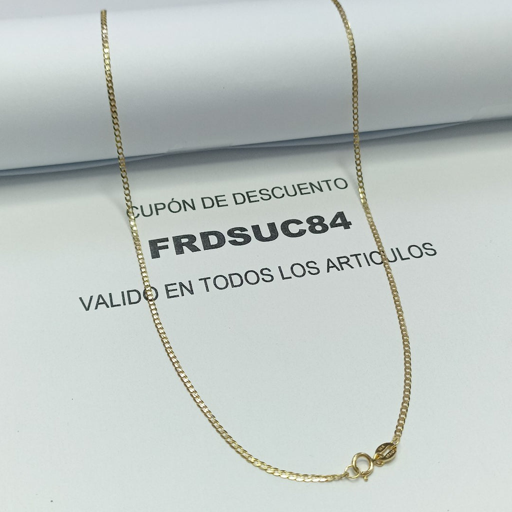CADENAS BARBADA AMARILLA ORO 14K 1.9 (NUEVO)