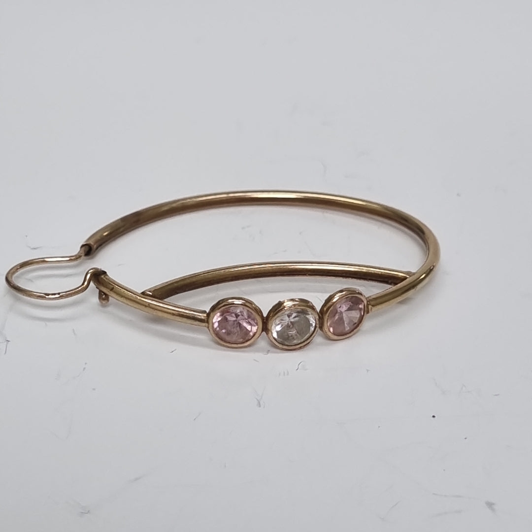 ARRACADAS PAR ORO 10 K 3,90 GRMS (SEMINUEVO)