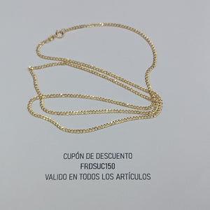 CADENAS BARBADA AMARILLA ORO 14K 2.2 (NUEVO)