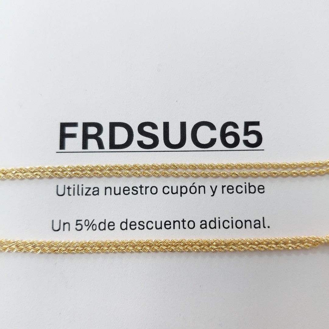 CADENAS TORSAL ORO 14K 1.7 (NUEVO)
