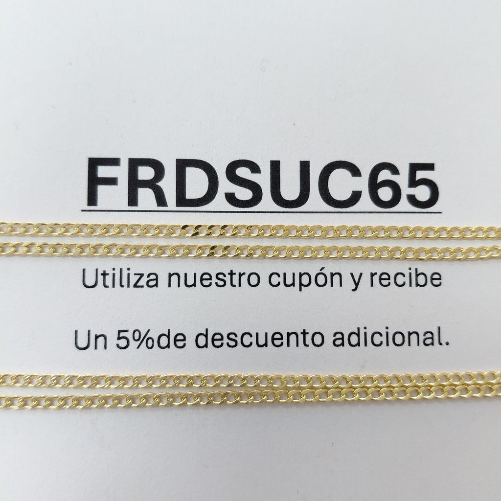 CADENAS BARBADA AMARILLA ORO 14K 2 (NUEVO)