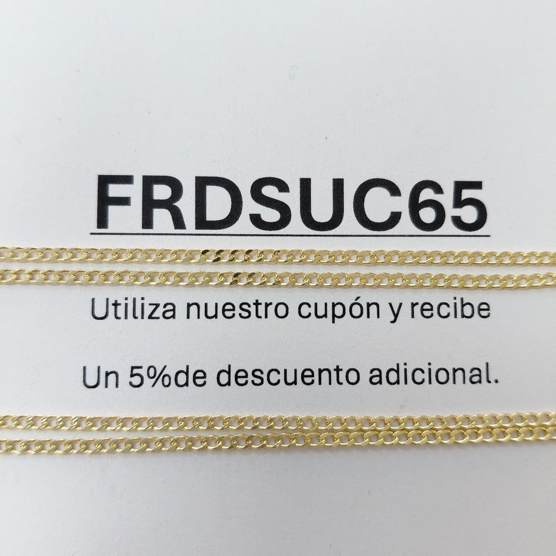 CADENAS BARBADA AMARILLA ORO 14K 2 (NUEVO)