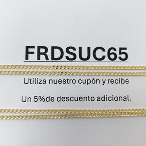 CADENAS BARBADA AMARILLA ORO 14K 2 (NUEVO)
