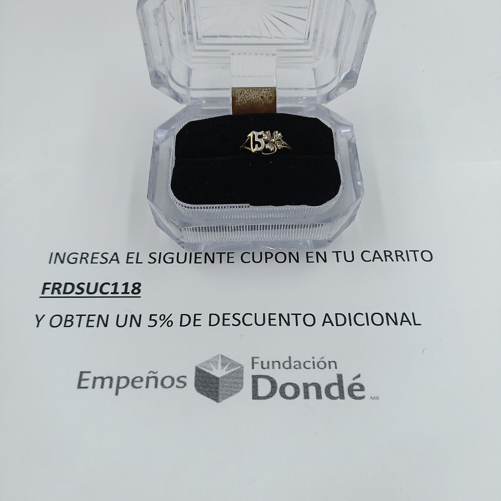 ANILLITO ORO 10 K 1.3 GRMS (SEMINUEVO)