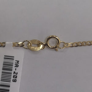CADENAS BARBADA AMARILLA ORO 14K 2.2 (NUEVO)