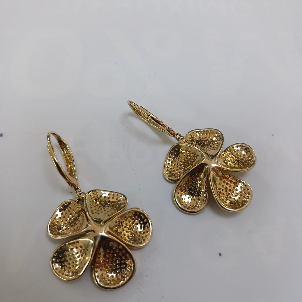 ARETES PAR ORO 14 K 10,70 GRMS (SEMINUEVO)