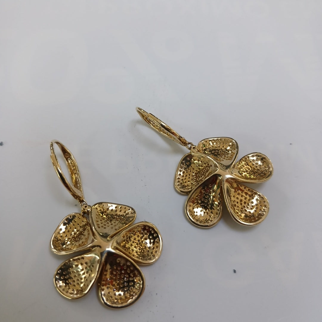 ARETES PAR ORO 14 K 10,70 GRMS (SEMINUEVO)