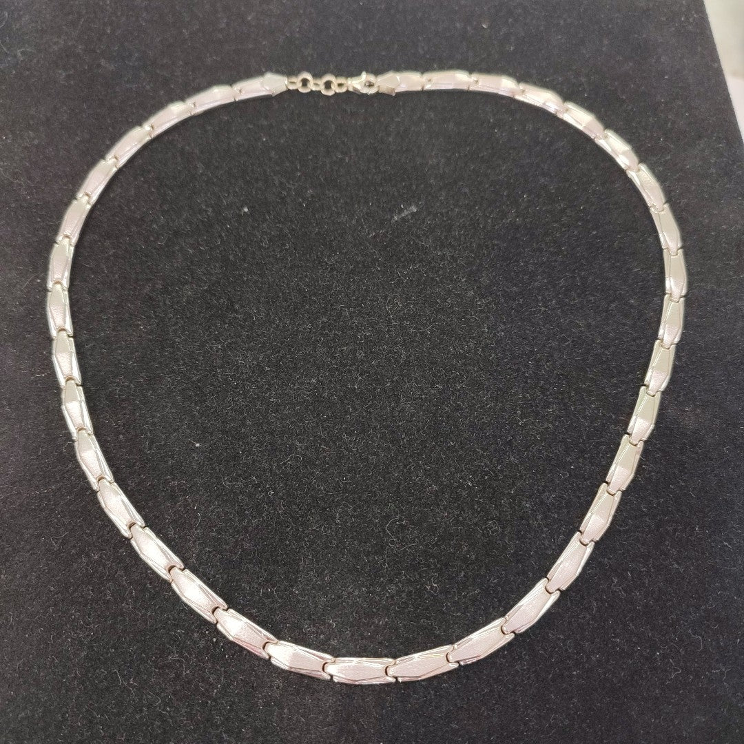 GARGANTILLA ORO, ORO BLANCO 14 K 11.1 GRMS (SEMINUEVO)