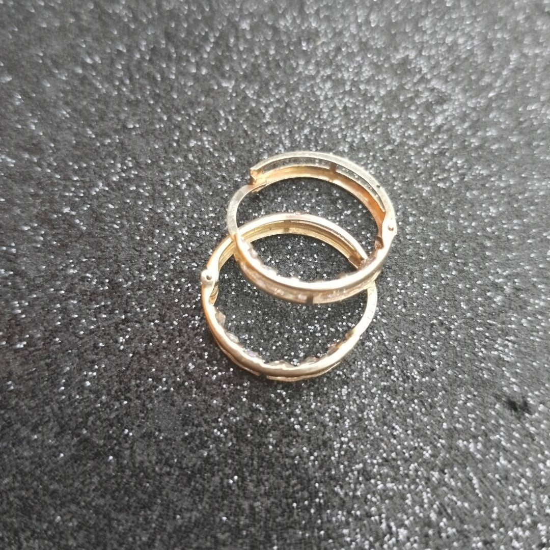 ARRACADAS PAR ORO 10 K 1,80 GRMS (SEMINUEVO)
