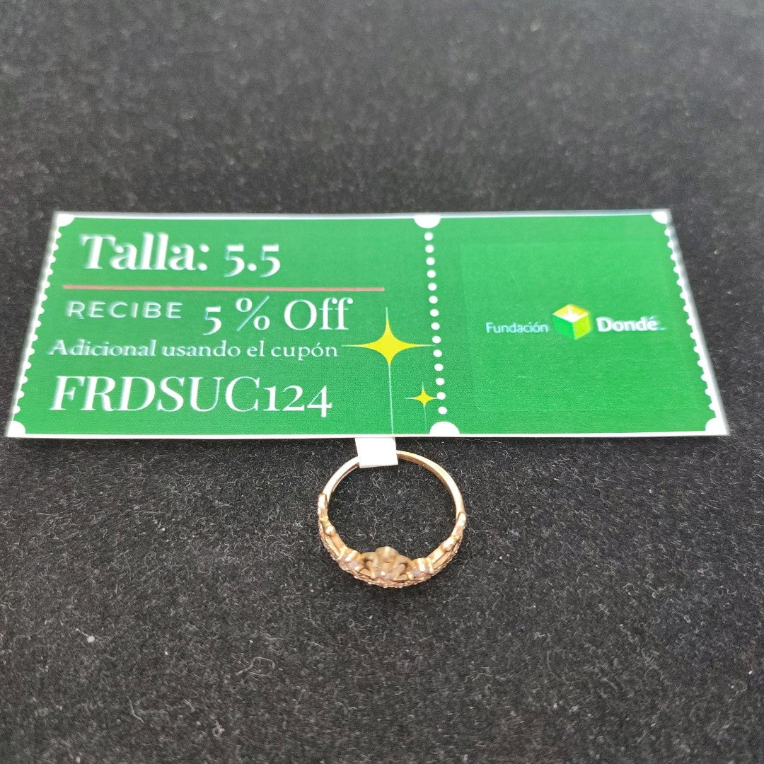 ANILLITO ORO 10 K 1.8 GRMS (SEMINUEVO)
