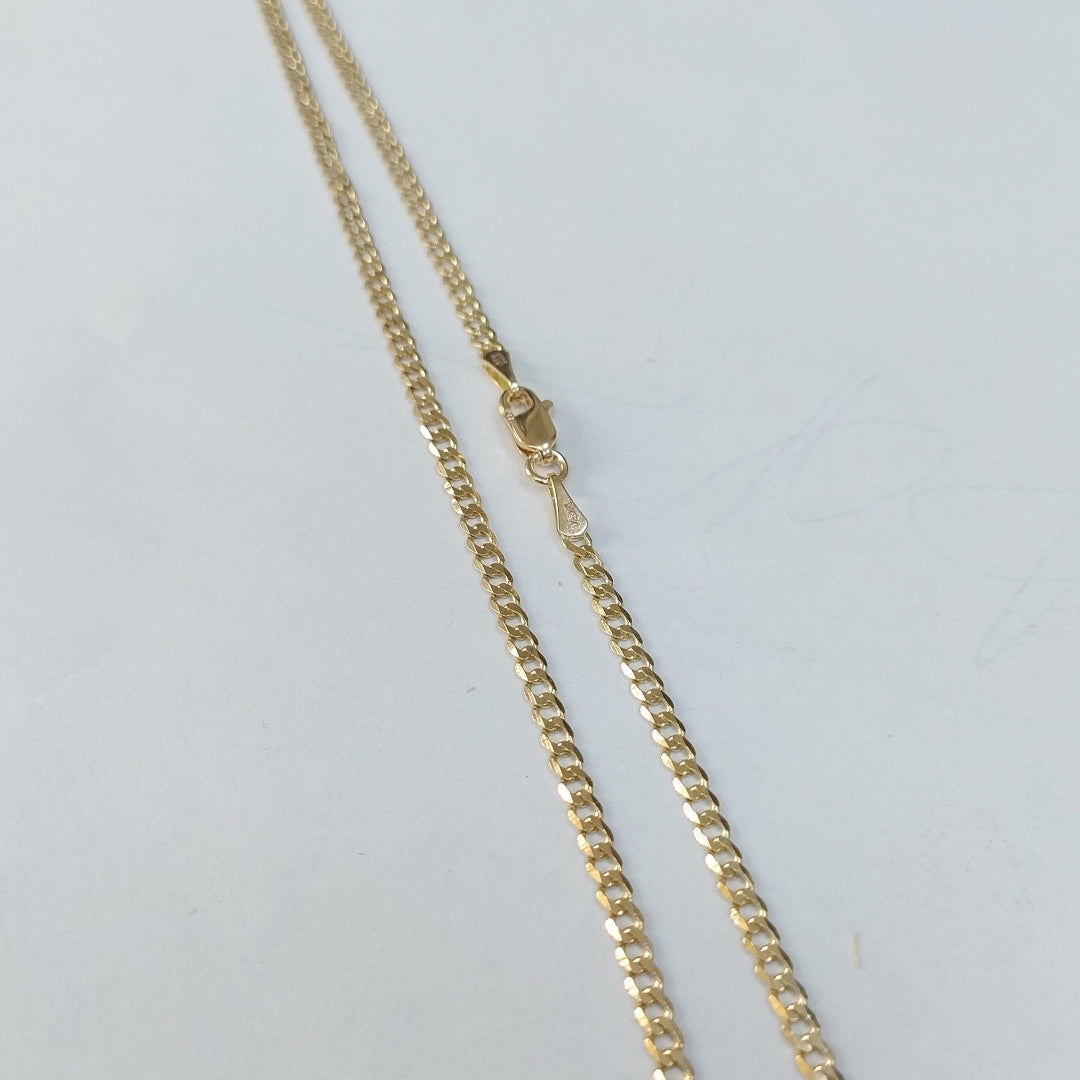 CADENA BARBADA 14K 60 CM 5.8 GR (NUEVO)