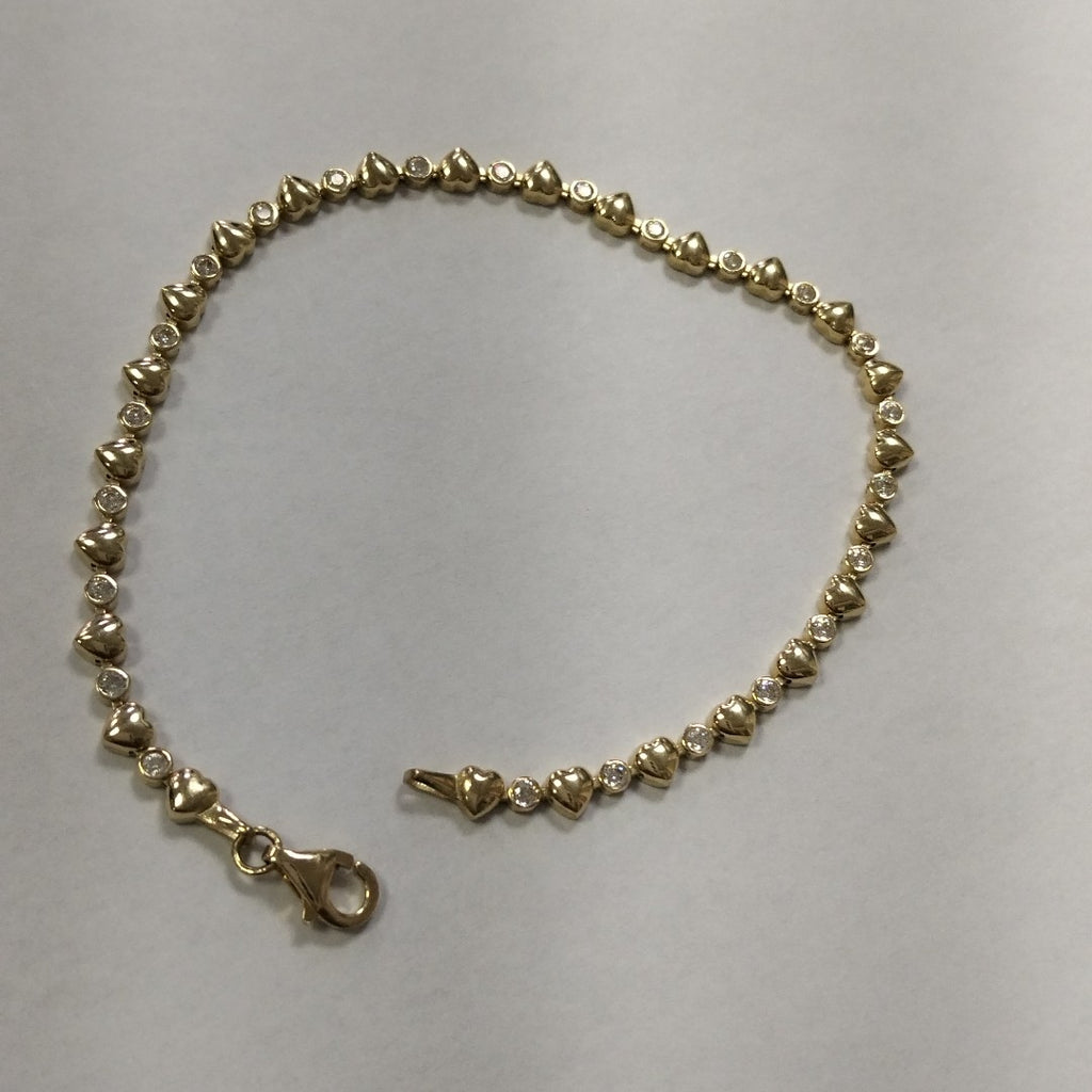 PULSERAS DAMA ORO 14K 3.5 (NUEVO)