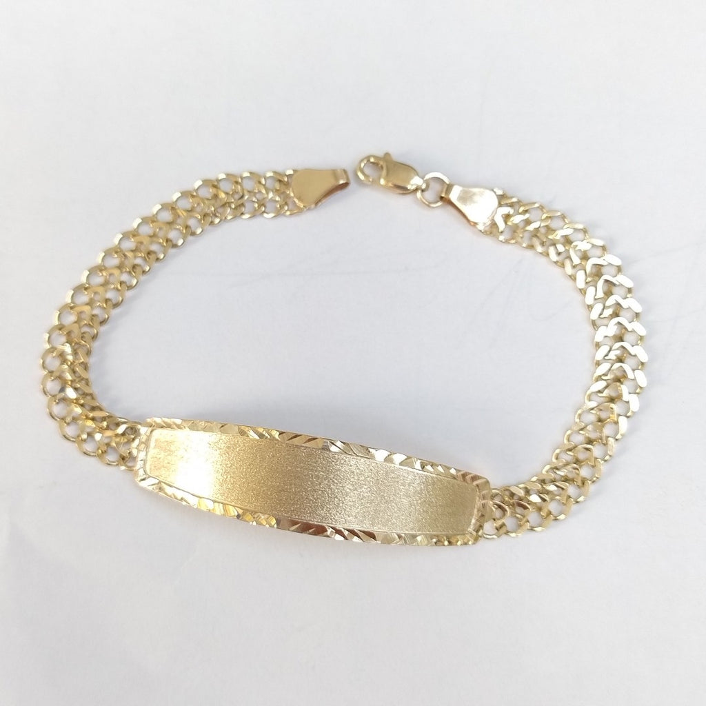 PULSERA ESCLAVA CHINO 14K 21 CM 9.9 GR (NUEVO)