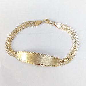 PULSERA ESCLAVA CHINO 14K 21 CM 9.9 GR (NUEVO)