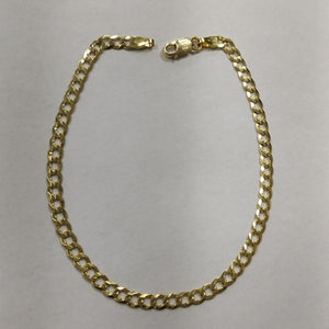 PULSERAS DAMA BARBADA AMARILLA ORO 14K 2.4 (NUEVO)