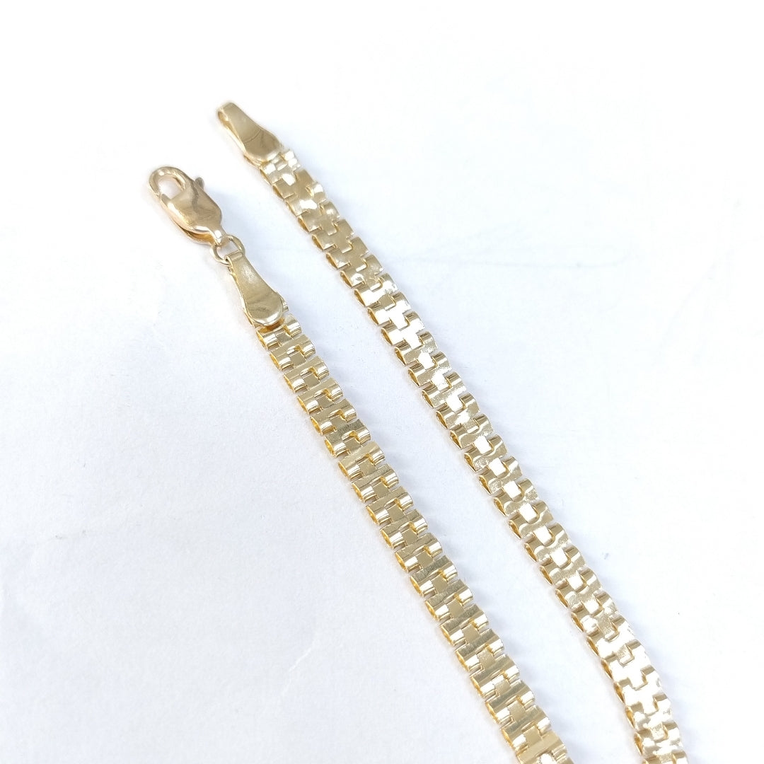 PULSERA ESPECIAL 14K 18 CM 4.1 GR (NUEVO)
