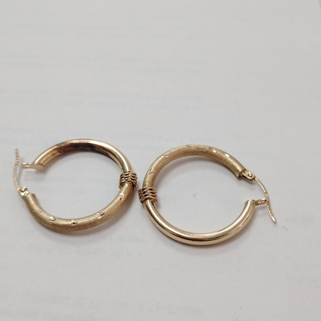 ARRACADAS PAR ORO 10 K 4,20 GRMS (SEMINUEVO)