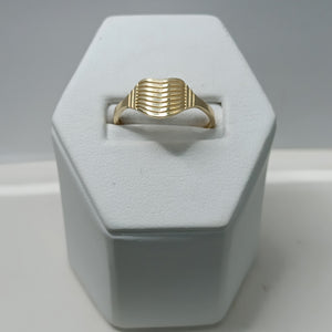 ANILLOS CORAZON 14K TALLA 8 1.8 GR (NUEVO)
