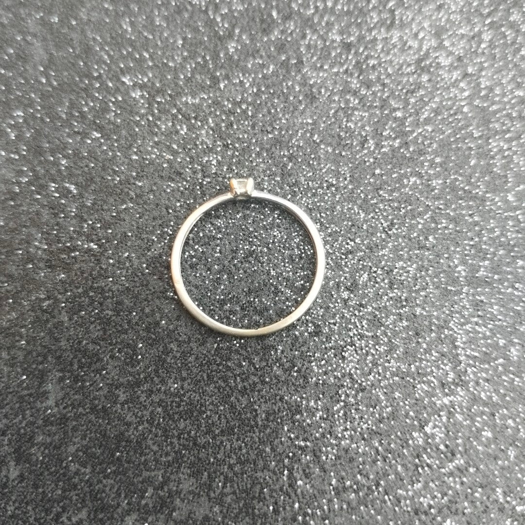 SOLITARIO ORO,ORO BLANCO 14 K 1,30 GRMS (SEMINUEVO)
