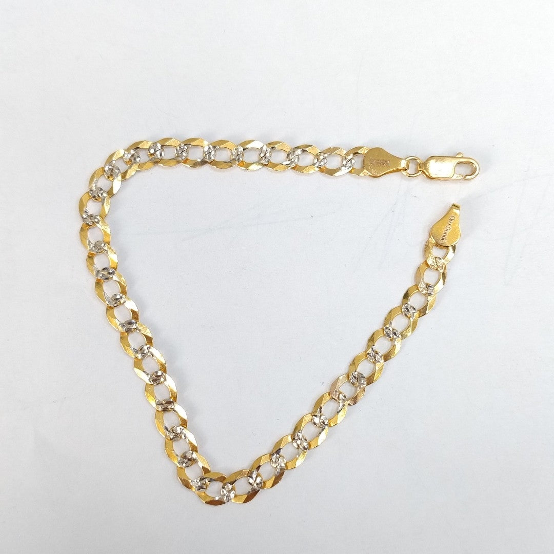 PULSERA BARBADA 14K 21 CM 6.2 GR (NUEVO)
