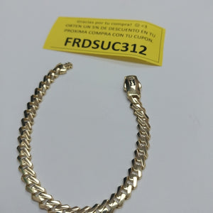 PULSERA MONACO ORO 14K 7.4 (NUEVO)