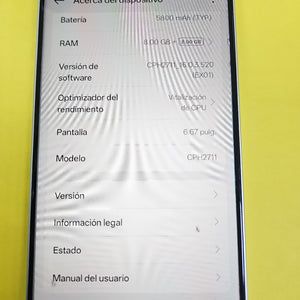 CELULAR OPPO A5 PRO CPH2711 (2025) 256 GB 8 GB RAM (SEMINUEVO)