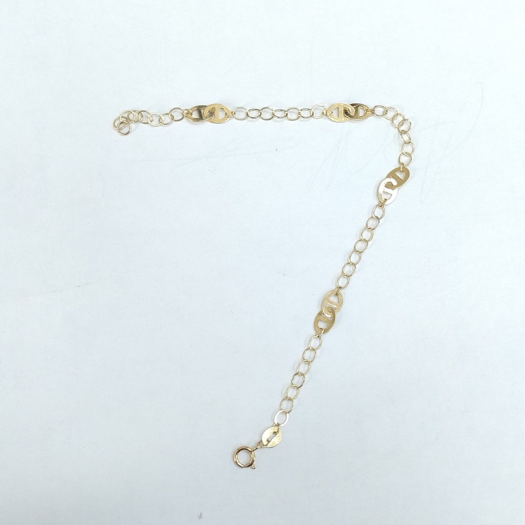 PULSERA ESPECIAL 14K 18 CM 1.5 GR (NUEVO)
