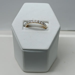 ANILLO ANILLITO MEDIA CHURUMBELA 14K 7 TALLA 2 GR (NUEVO)