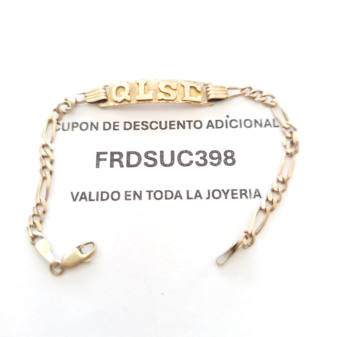 ESCLAVA ORO 10 K 4.8 GRMS (SEMINUEVO)
